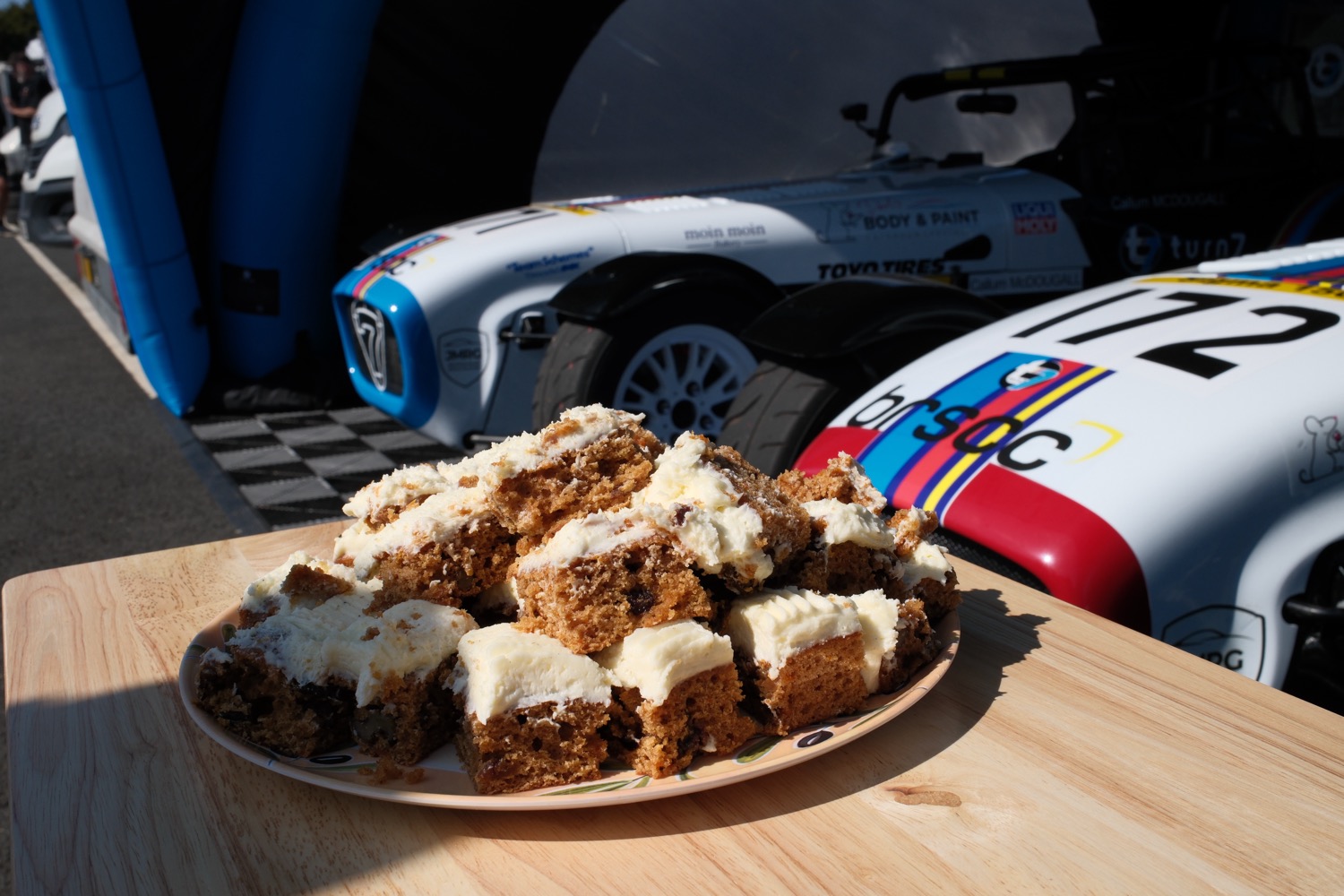 Moin Moin carrot cake, yum!